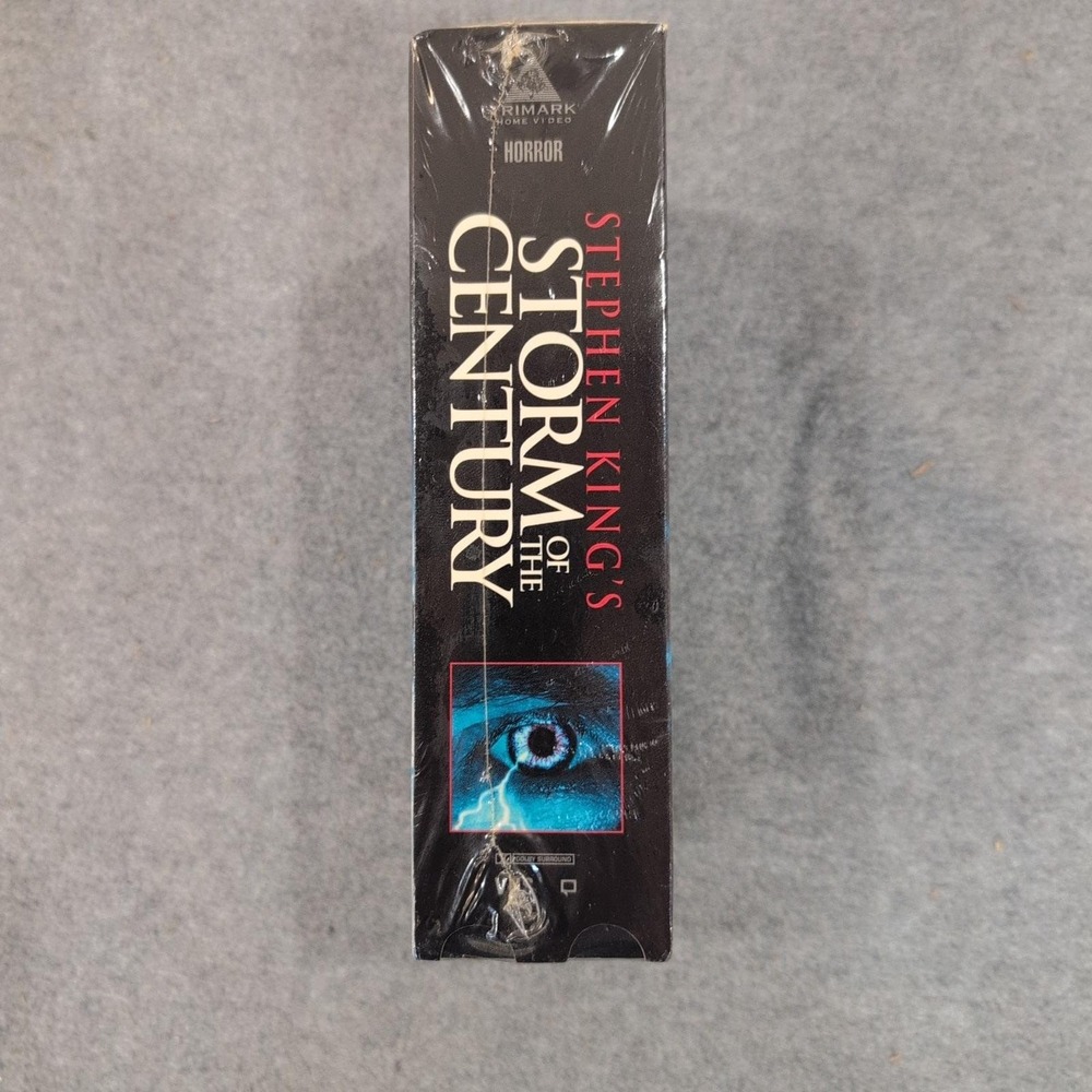 Stephen King Storm of the Century VHS 1999 Double Tape Set Factory Sealed New - Picture 2 of 5